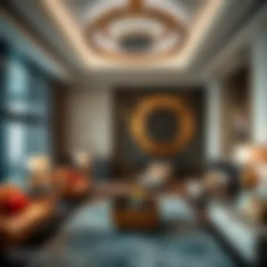 Luxurious interior showcasing premium amenities at Damac Crown