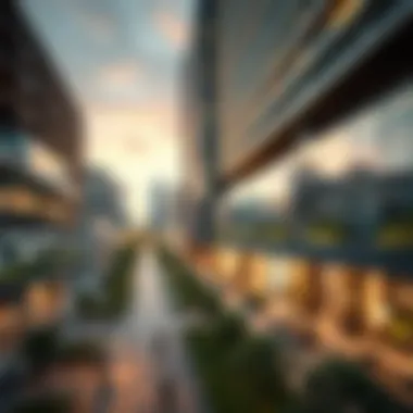 Modern commercial developments in Magcity