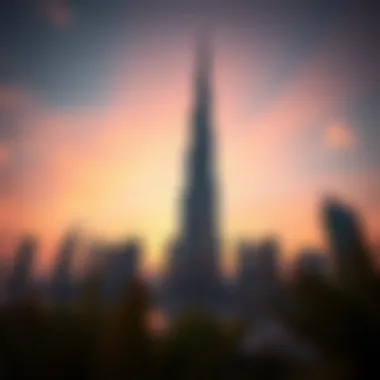 Burj Khalifa: Icon of Dubai The Burj Khalifa towering over Dubai's skyline at sunset