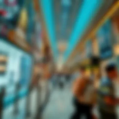 Dubai Mall: A Shopper's Paradise The luxurious Dubai Mall filled with shoppers