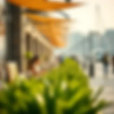 Lifestyle Vibrancy at Emaar Beachfront Vibrant lifestyle scene around Emaar Beachfront