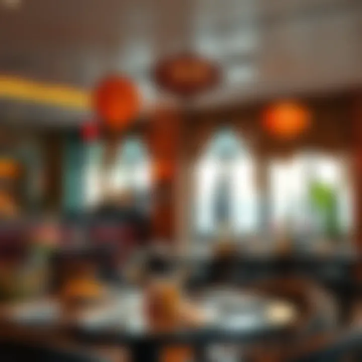 Joyful dining experience with vibrant local culture reflected in the decor