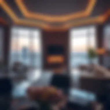 Elegant Interiors of Meera Tower Luxurious interior of a Meera Tower apartment