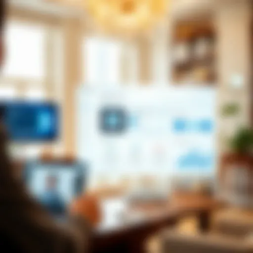 Digital interface showcasing MOHRE services