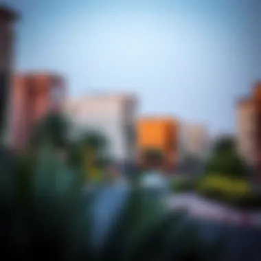 Residential Neighborhood in Mussafah Residential neighborhood in Mussafah