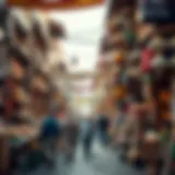 Vibrant market scene at Naif Souk