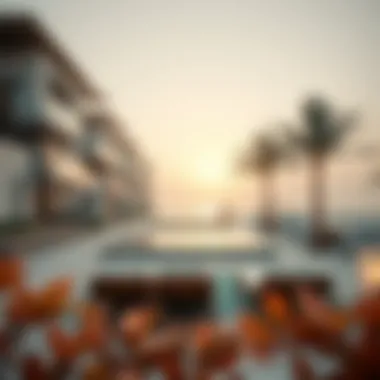 Luxurious Beachfront Living Luxurious beachfront properties at Nakheel Beach highlighting coastal living