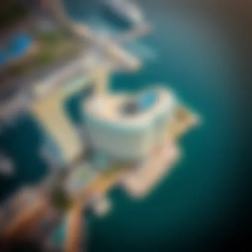 Aerial view of Oceano showcasing its stunning architecture