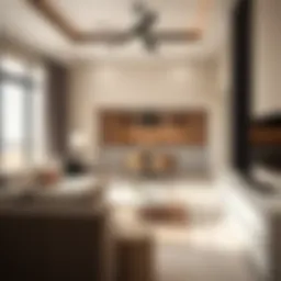 Modern living space in a one-bedroom flat