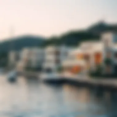 Waterfront Residential Luxury Luxurious residential properties nestled along the waterfront