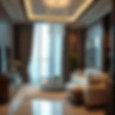 Luxurious Interior of Park Towers Residential Unit Luxurious interior of a residential unit in Park Towers