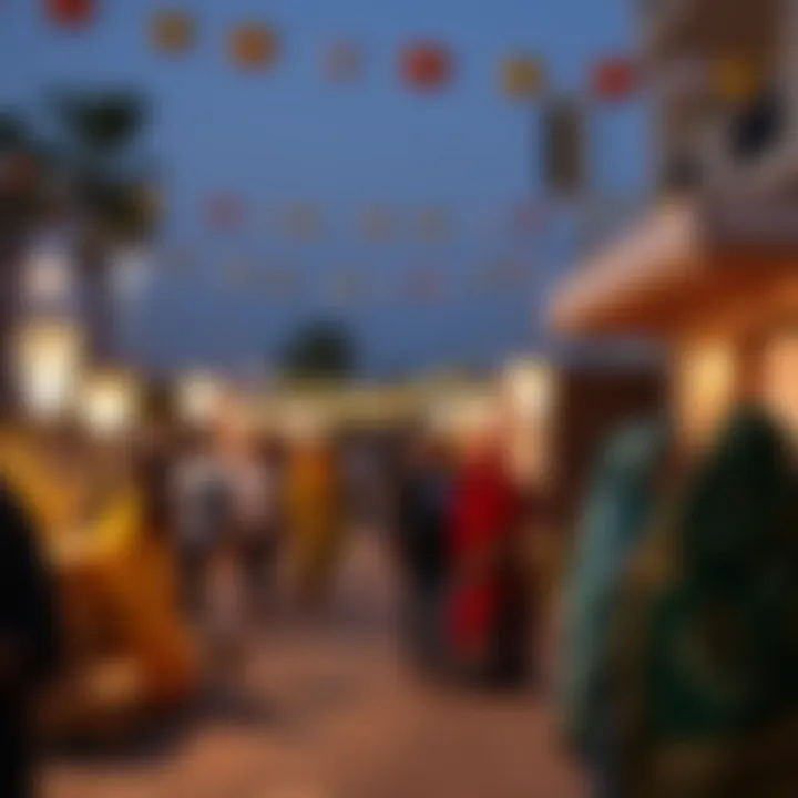 Vibrant community events in برايم المزهر highlighting cultural diversity.