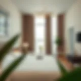 Modern studio apartment interior design
