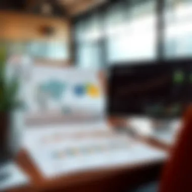 Maps and charts analyzing real estate trends