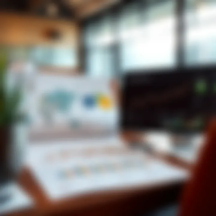 Maps and charts analyzing real estate trends