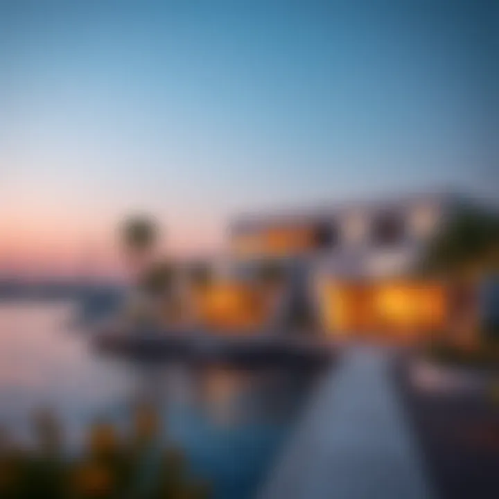 Luxurious waterfront properties offering stunning sea views
