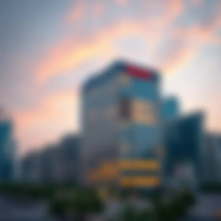 Regus Business Center in Dubai's Skyline Strategically located Regus Business Center in Dubai cityscape