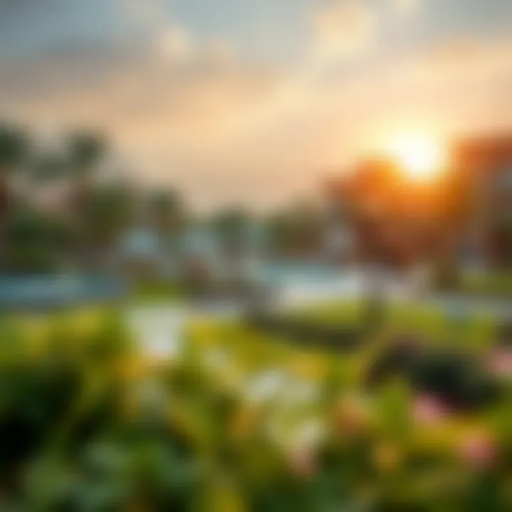 Scenic view of Mirdif community park