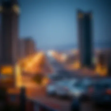 Map of Al Quoz highlighting strategic locations and amenities