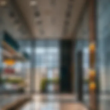 Interior of a modern shop available for rent in Bur Dubai with ample space