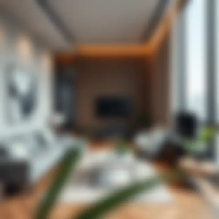 Modern shared living space in Dubai