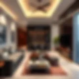 Contemporary room interior in Dubai Silicon Oasis showcasing modern design