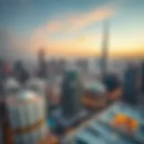 Aerial Perspective of SEEF Dubai's Innovative Skyline Aerial view of SEEF Dubai showcasing modern architecture