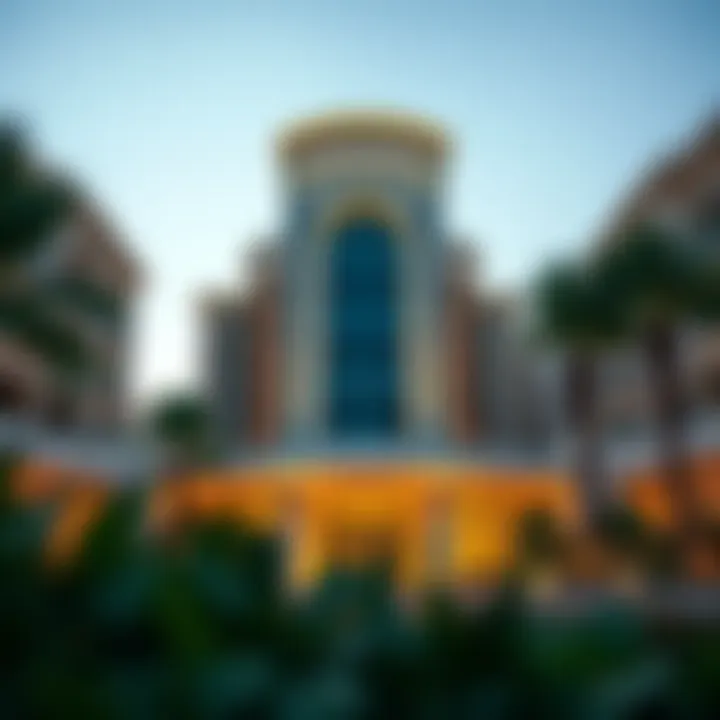 Architectural Elegance of Seven Palm Stunning architectural facade of Seven Palm