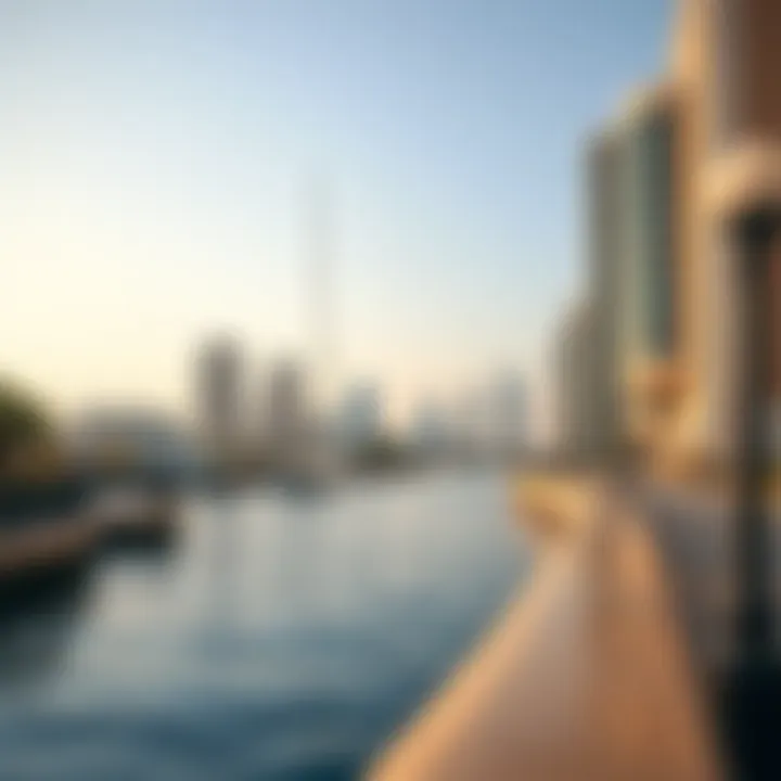 A tranquil view of Sharjah's waterfront showcasing its natural beauty