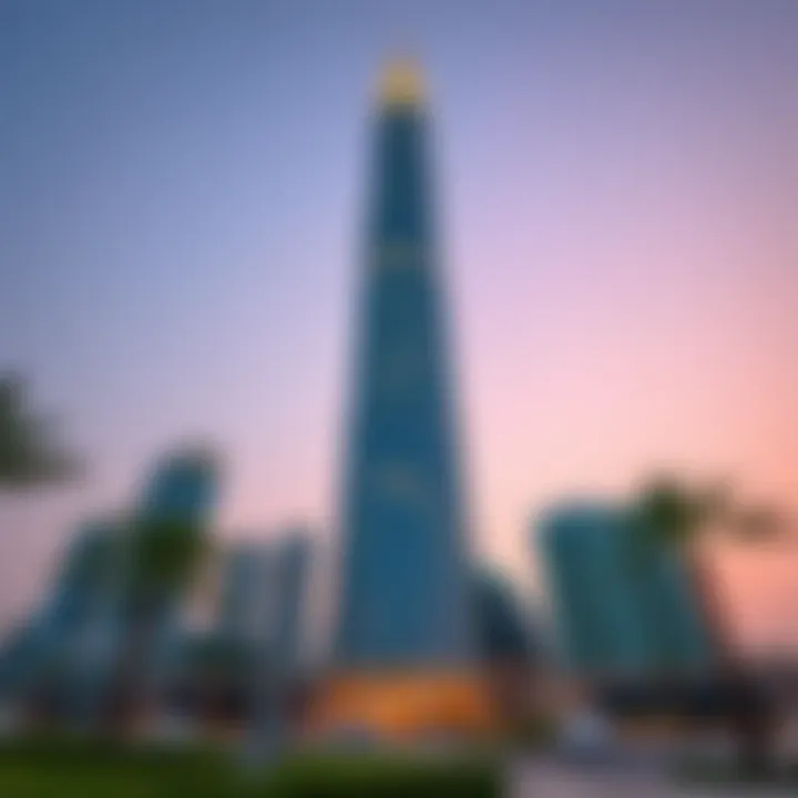 Architectural elegance of Sheikha Noora Tower