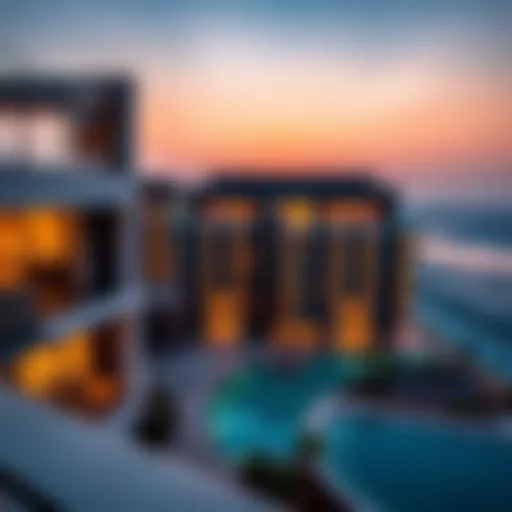 Stunning view of SLS Dubai Hotel Residences showcasing modern architecture