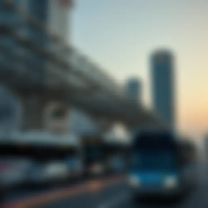 Public transport options in Tecom for easy access