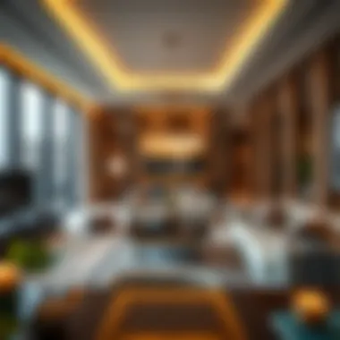 Interior Luxury in Teccom Interior of a luxury apartment in Teccom highlighting design