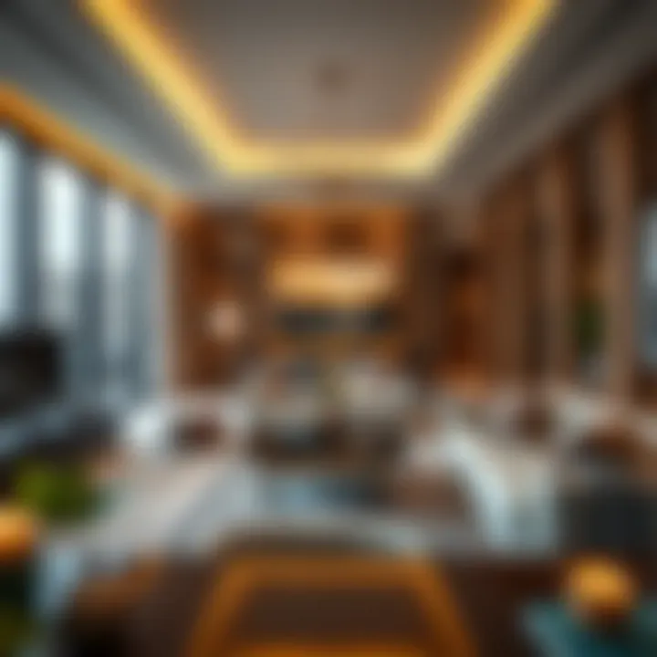 Interior Luxury in Teccom Interior of a luxury apartment in Teccom highlighting design