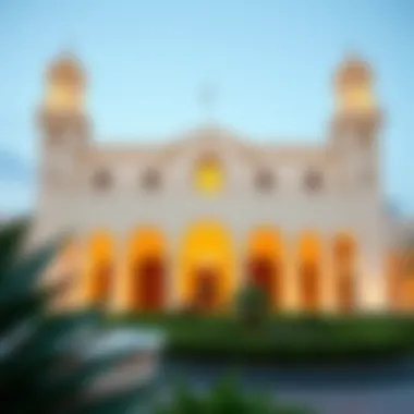 The Dubai Museum reflecting the rich cultural heritage of the area