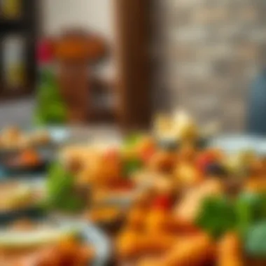 Traditional Turkish Meze Platter A vibrant display of traditional Turkish meze