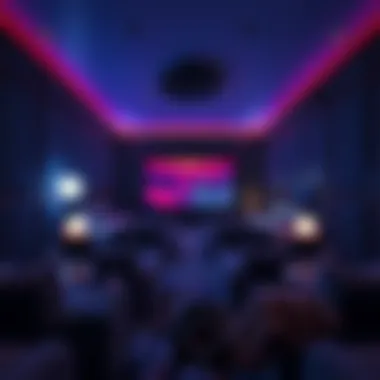 Unique viewing experience with beds