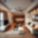 Stylish One-Bedroom Apartment in Dubai A modern one-bedroom apartment with stylish interior design in Dubai