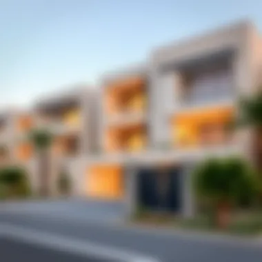 Contemporary Homes in Al Marmoom Modern architectural design of a property in Al Marmoom