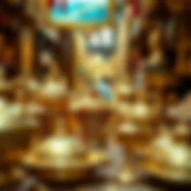 Luxurious Gold Artifacts and Their Cultural Significance A close-up of luxurious gold artifacts that symbolize wealth and culture.