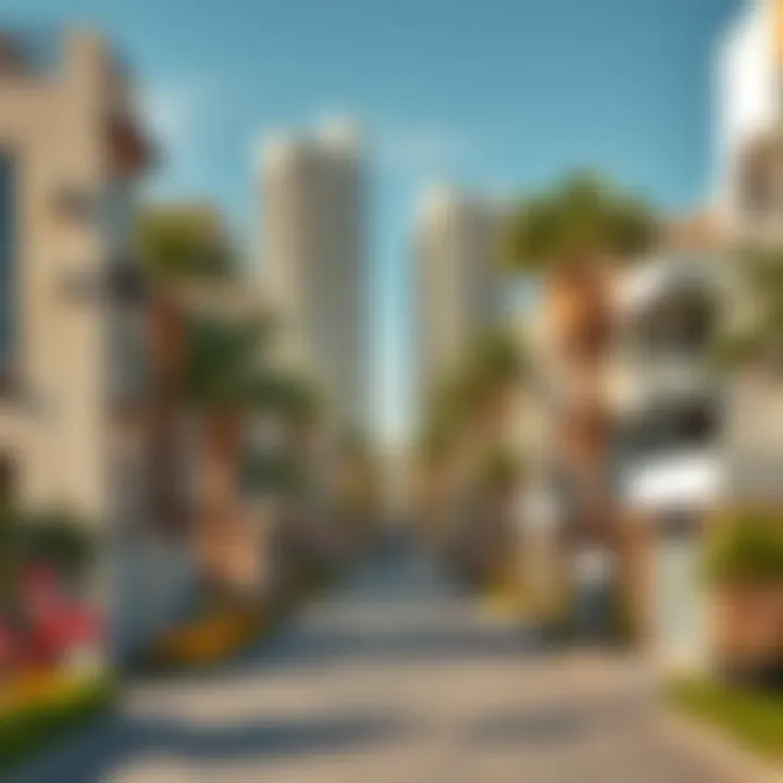 Vibrant neighborhood surrounding the Iris by Azizi