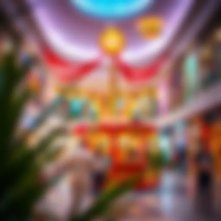 A glimpse of the entertaining attractions available for visitors in the Mall of Dubai.