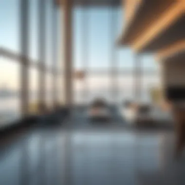 Elegance of Waterfront Living Luxurious living space with a waterfront view