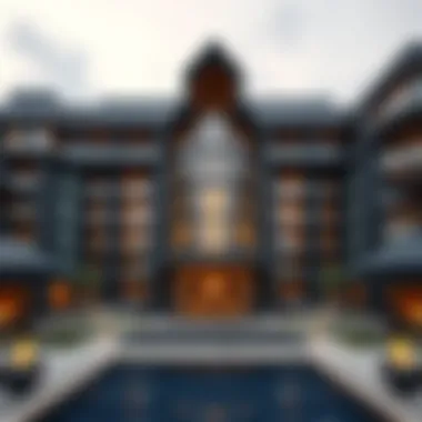 Stunning architectural design of Tiara Residences