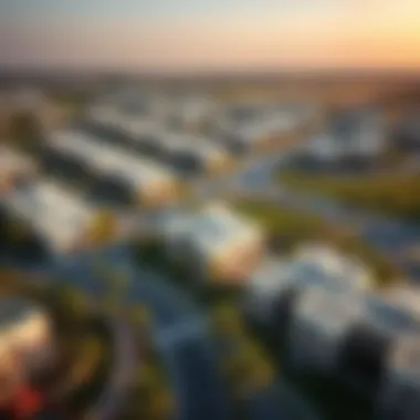 Aerial view of Villanova community