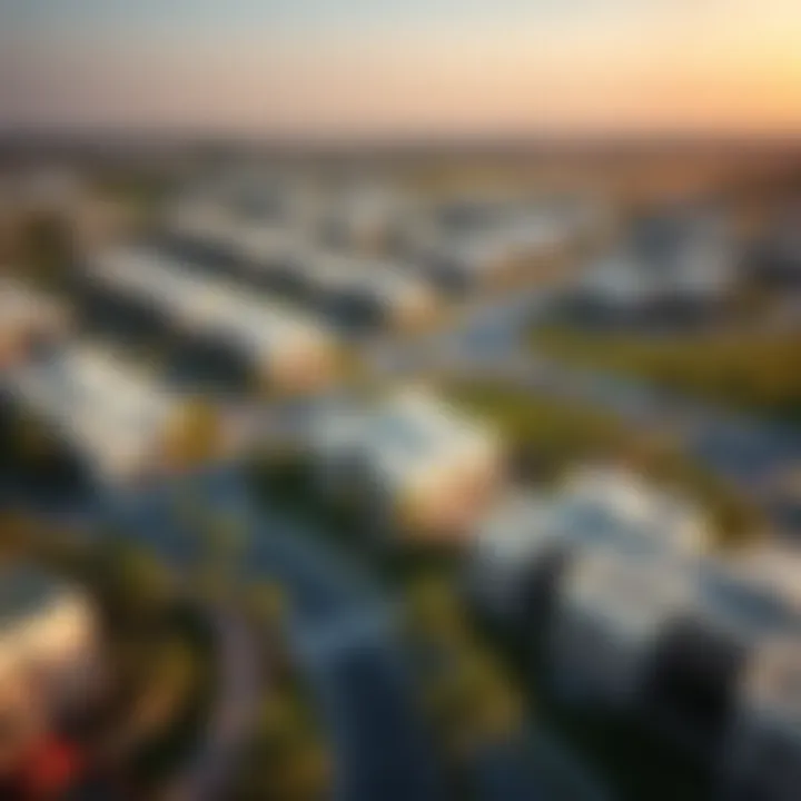 Aerial view of Villanova community