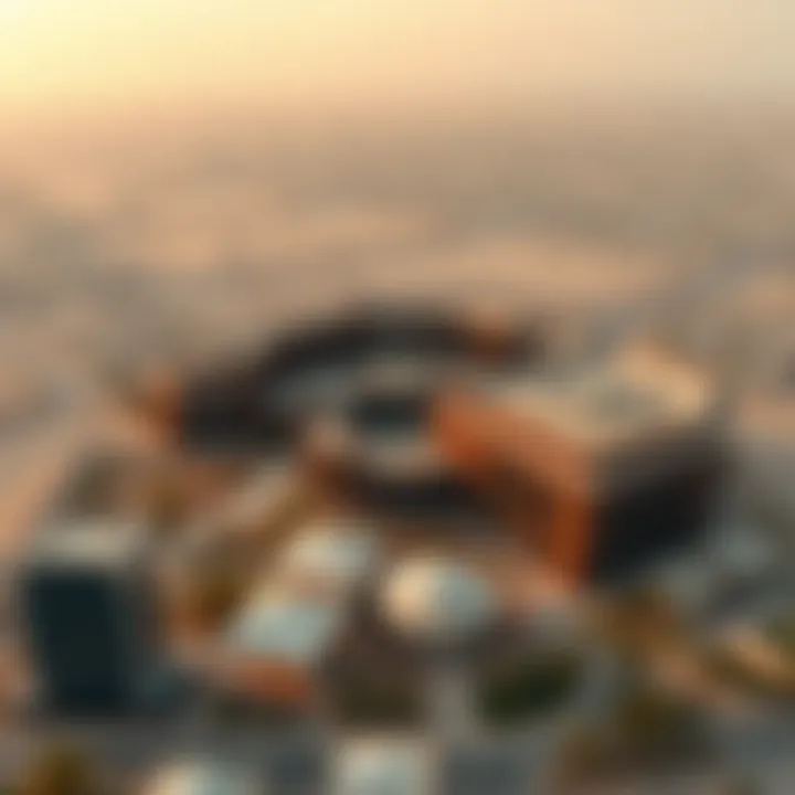 Prime Location of Wasl Nook in Dubai Aerial view of Wasl Nook illustrating its prime location in Dubai.