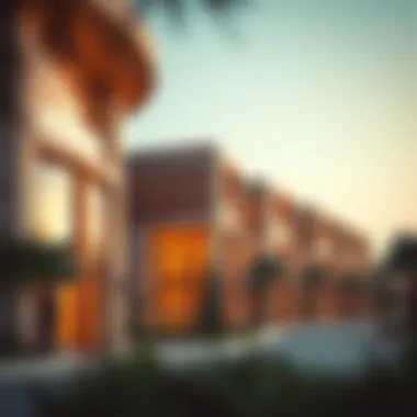 Architectural Splendor of Wasl Nook Stunning architectural view of Wasl Nook showcasing innovative design.