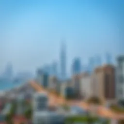 City skyline showcasing Dubai's real estate