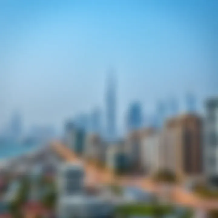 City skyline showcasing Dubai's real estate